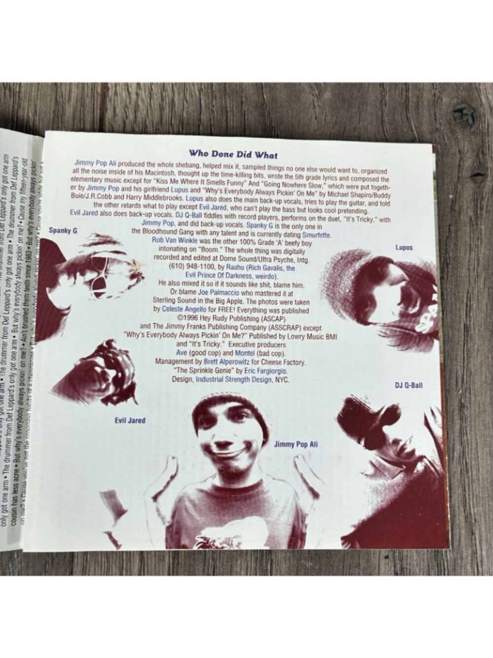 Bloodhound Gang One Fierce Beer Coaster Promo CD 1996 Rare Geffen 90s Alt Rock - Picture 6 of 11